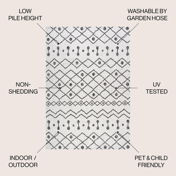 Nokat Tribal Bohemian Indoor/outdoor Area Rug
